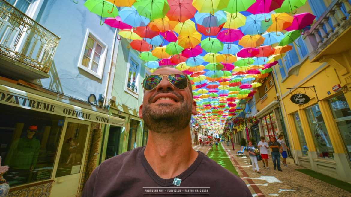 Agueda city of colourful umbrellas