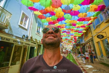 Agueda city of colourful umbrellas