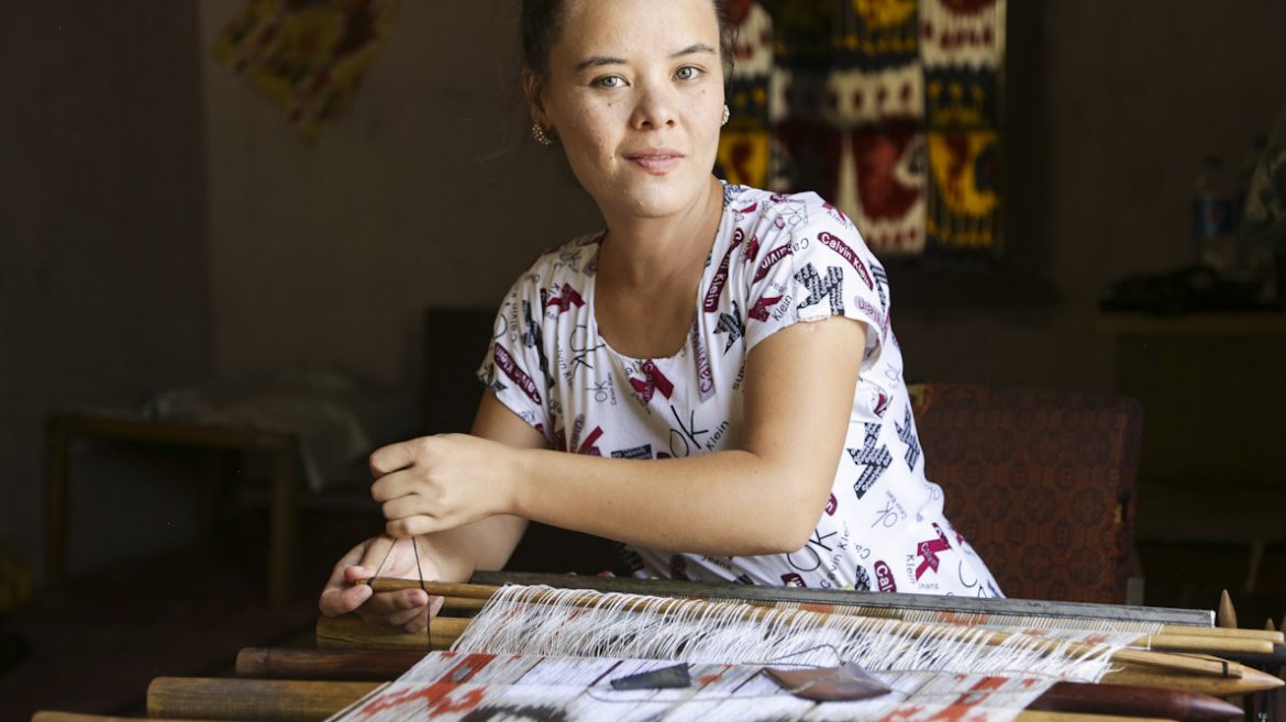 Traditional silk production in uzbekistan