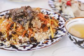 Uzbek food plov diariesof