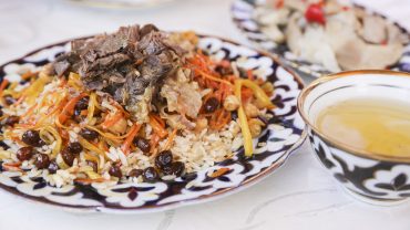 Uzbek food plov diariesof