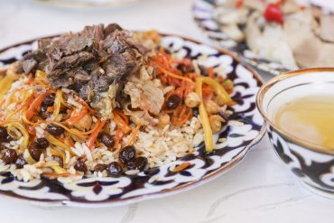 Uzbek food plov diariesof