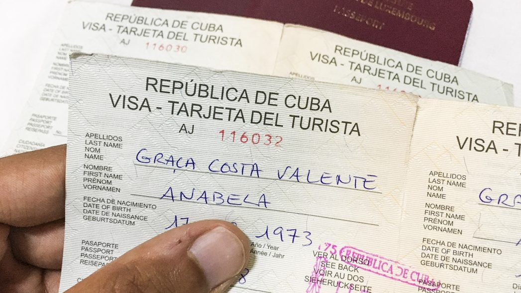 tourist visa to enter cuba