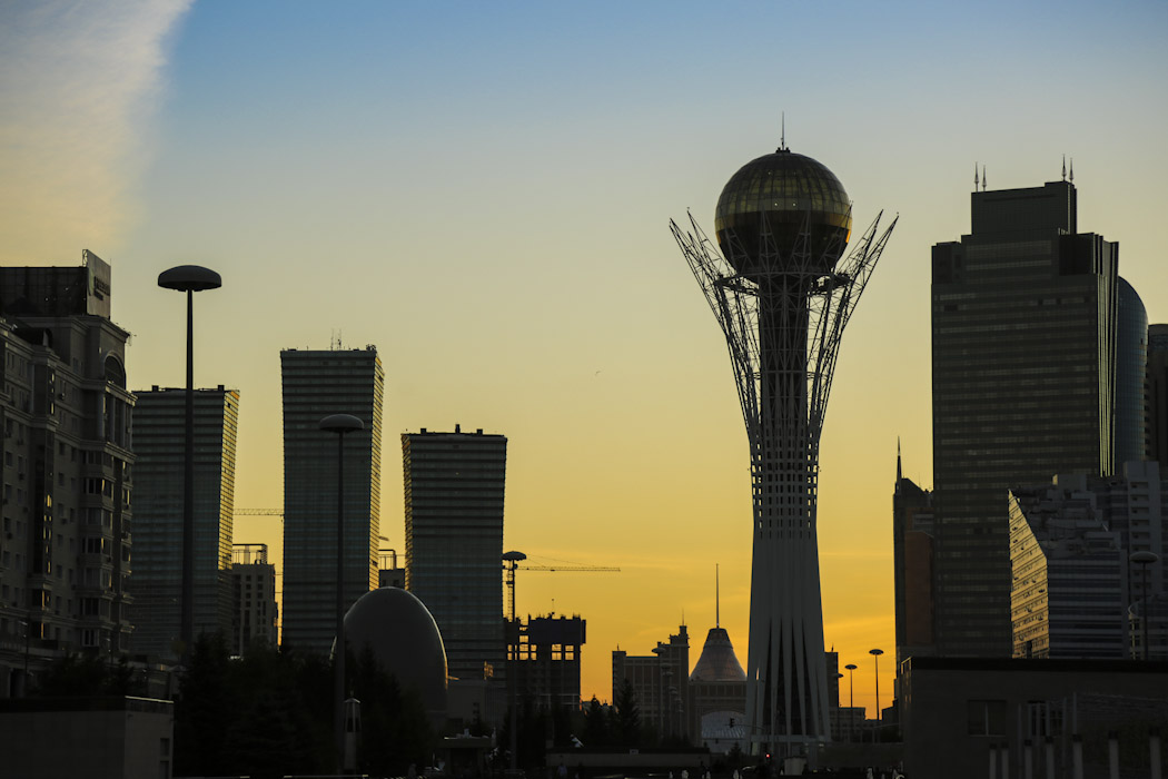 astana sunset