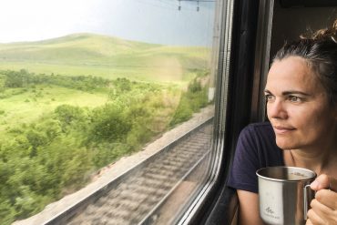 The Trans-Siberian train