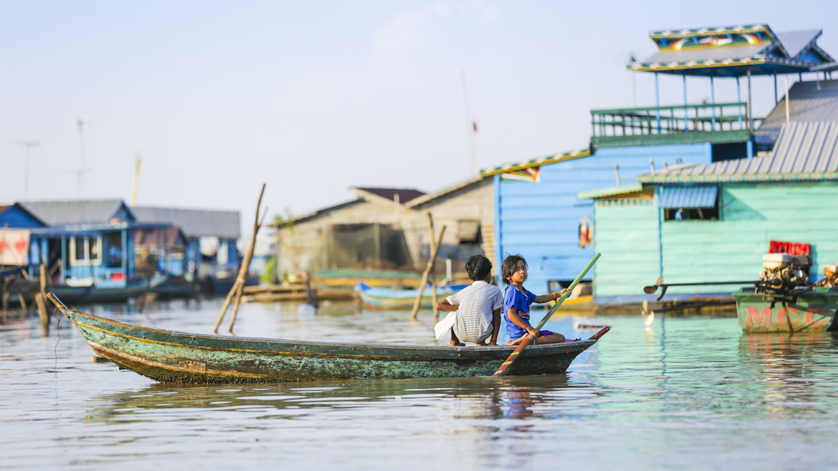 Kampong Luong - A floating village in Cambodia