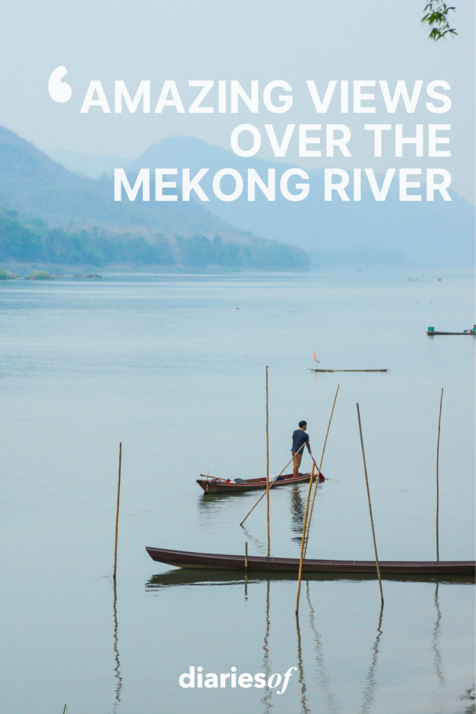 Mekong River with Karstic Mountains