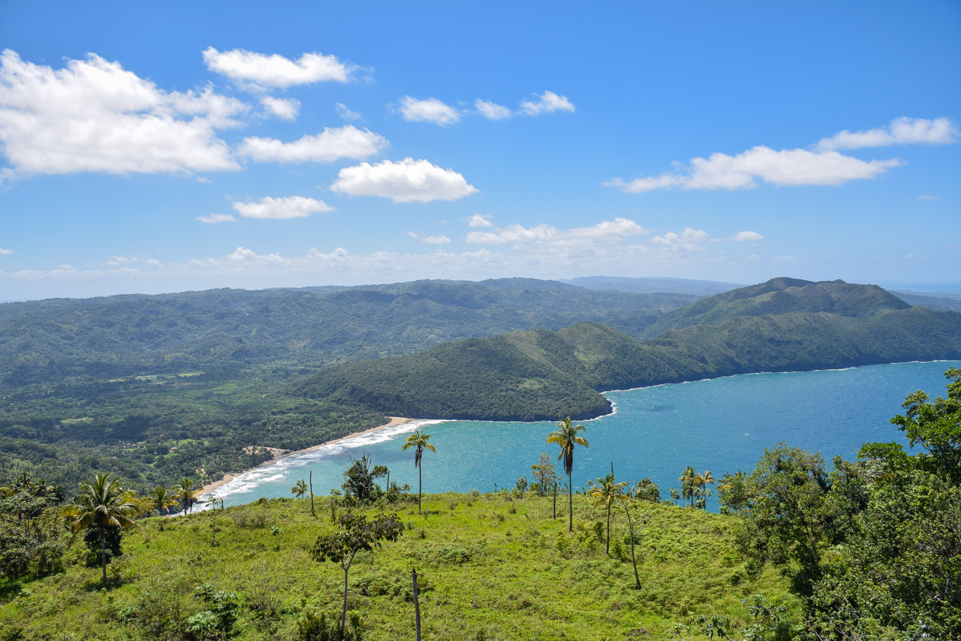 View over El Valle from nearby mountains