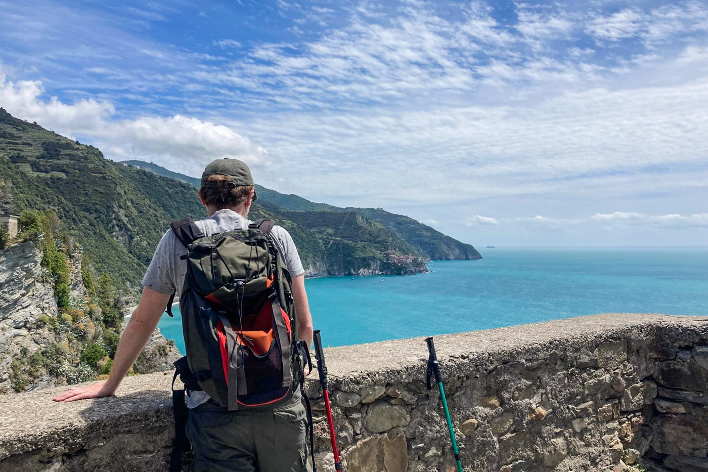 Stop for a view from Corniglia