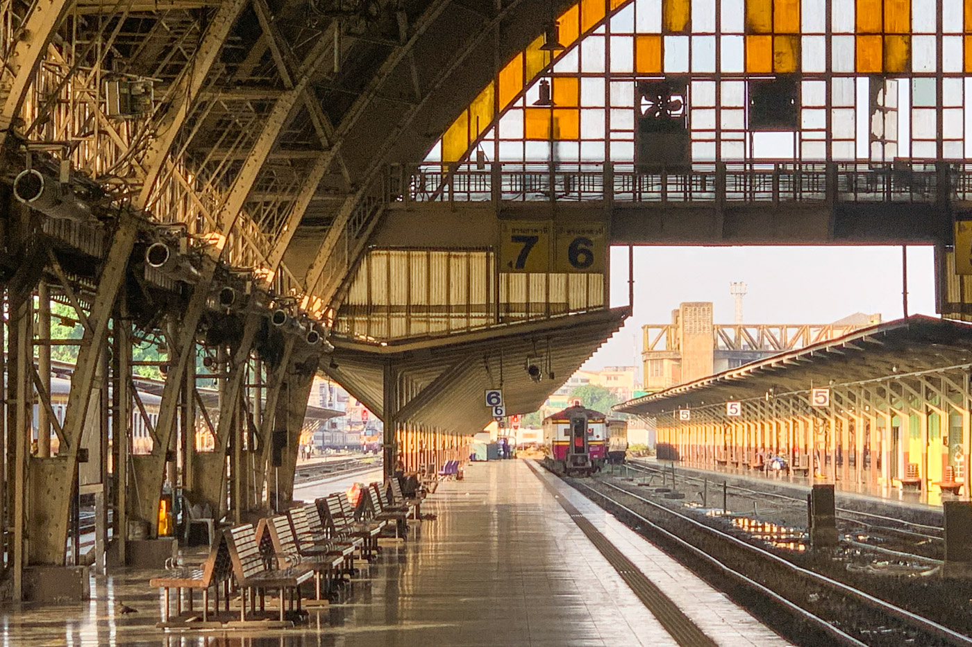 Train in Thailand